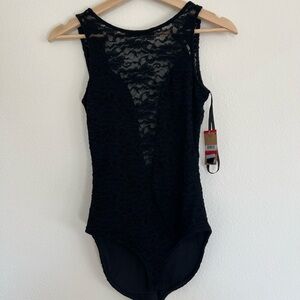 Black One Piece V Neck